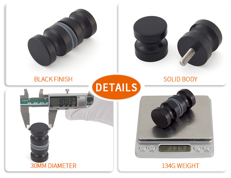 stainless steel shower door knob