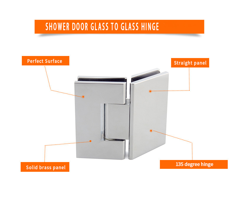 glass shower door hinges hardware
