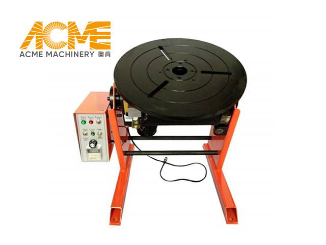 Light Manual Tilt Welding Positioner With Foot Switch
