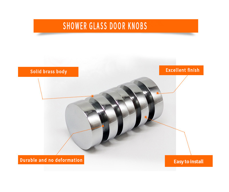 shower door hardware brass