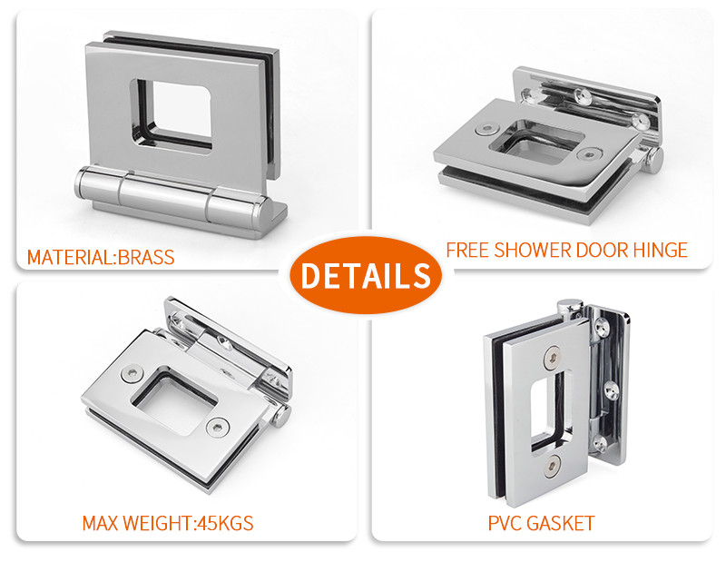 heavy glass shower door hinge